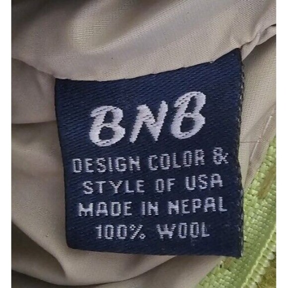 BNB 100% Wool Flower Kids Hand bag Felted Flowers Handmade in Nepal - Picture 5 of 5